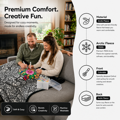CozyTime™ Coloring Blanket